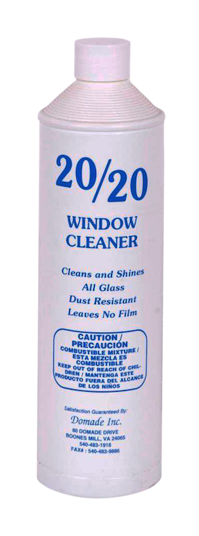 20/20 Window Cleaner, 12-22 oz - glass & surface cleaner - Domade, Inc