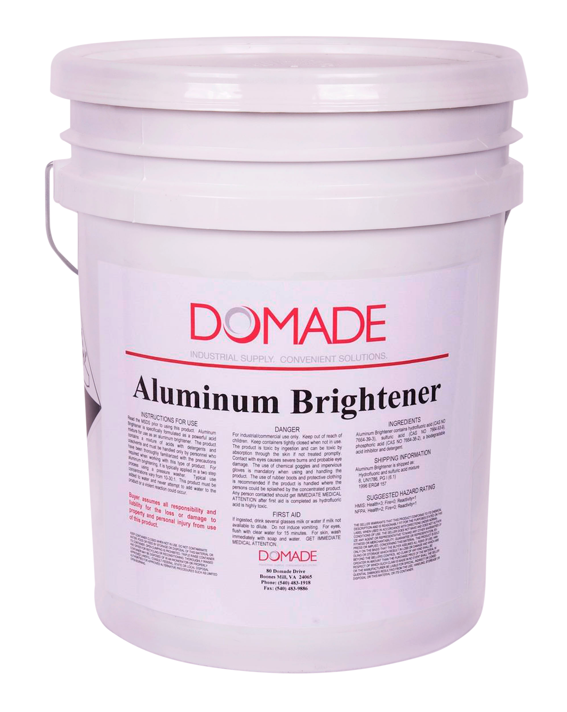 Aluminum Brightener – 5 Gal