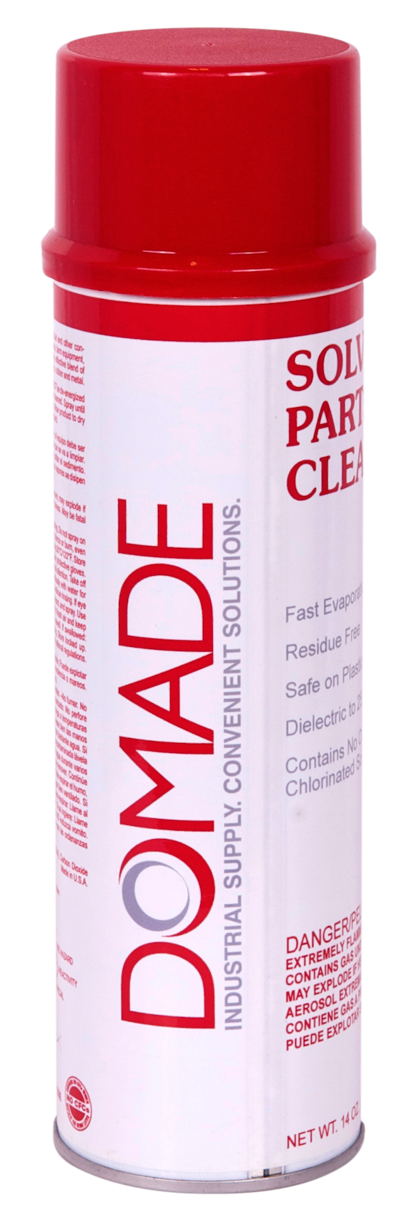Solvent Parts Cleaner - removes brake fluid, grease & oily dirt - Domade,  Inc