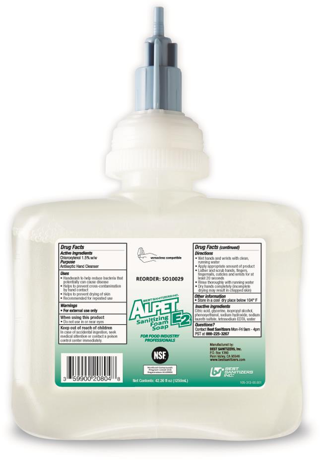 Alpet E2 Sanitizing Foam Soap