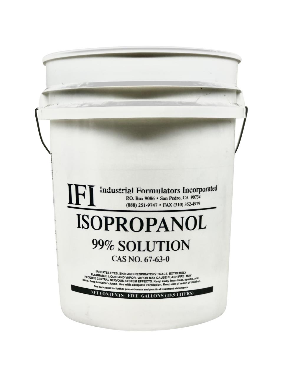 Alcool Isopropylique 99% Bidon 5L