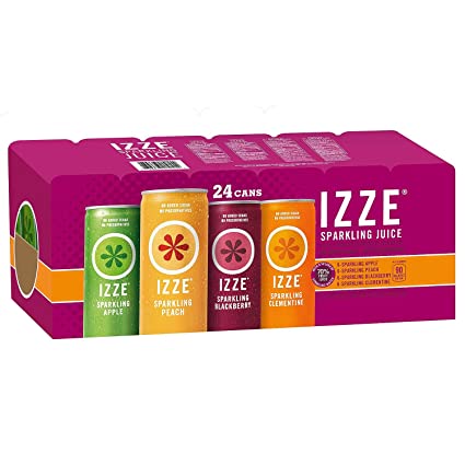 IZZE Sparkling Juice 4 Flavor Variety Pack (8.4 oz - ICC Business