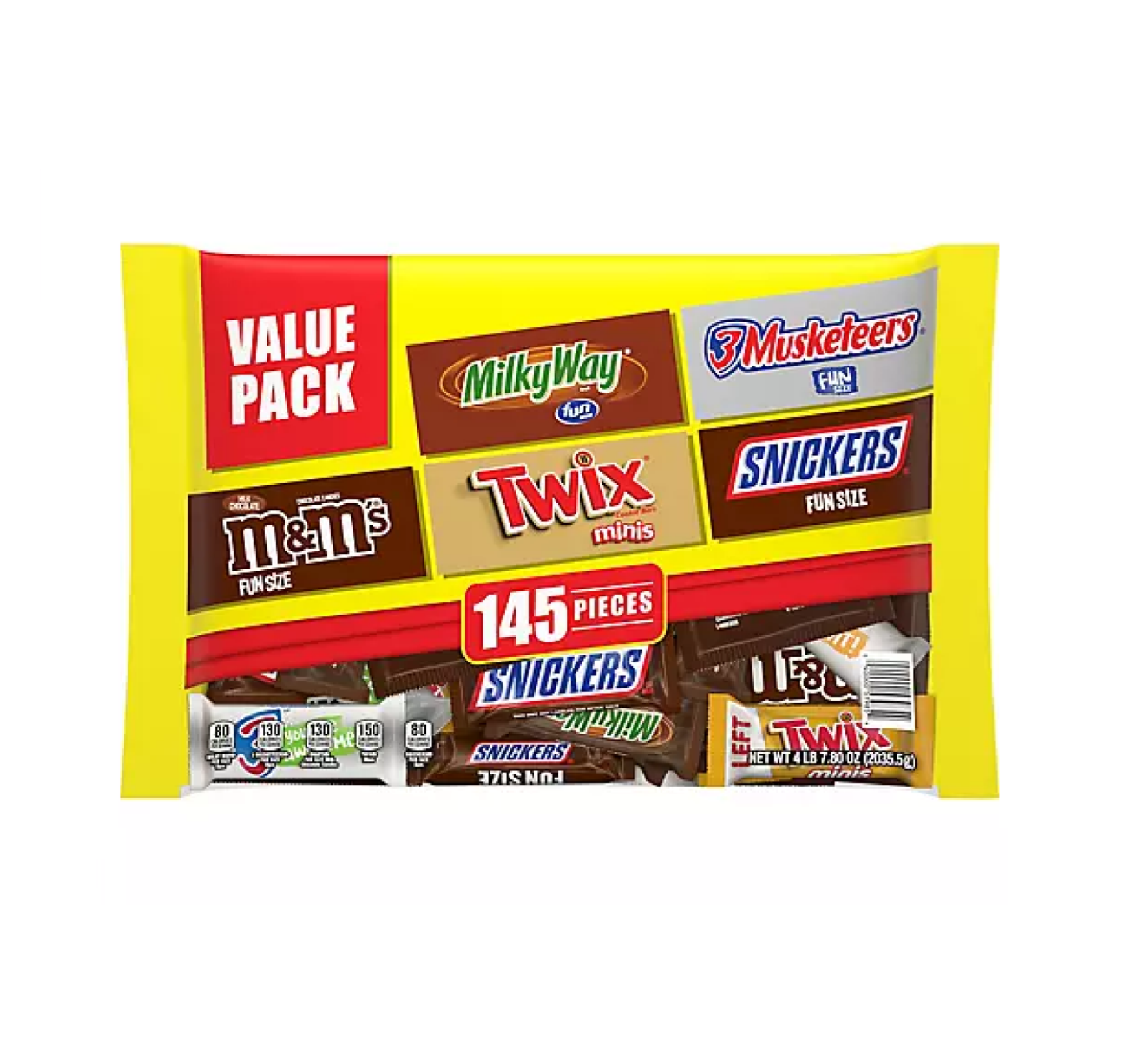 【MODERNIF】Pinter Osolite Snickers Snickers Fun Snack Chocolate Candy Bars, Full Box of 48 ct