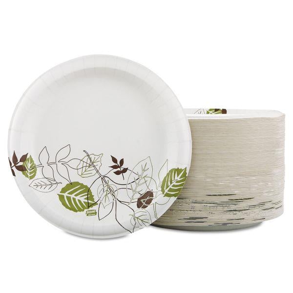 Chinet Paper Dinnerware, 10-1/2 Plate, White, 500 Plates