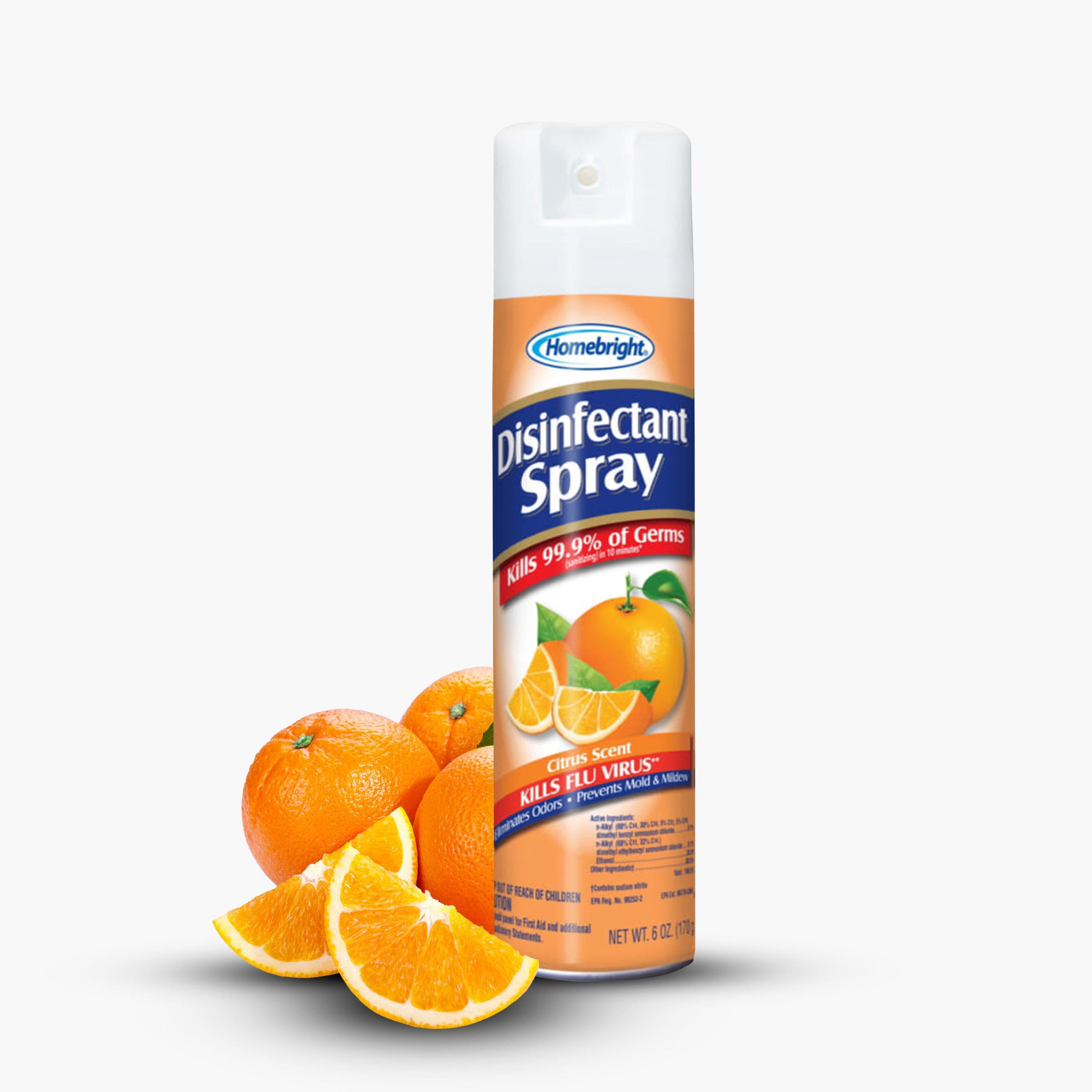 HomeBright Disinfectant Spray - 6oz - Citrus Scent - ICC Business Products