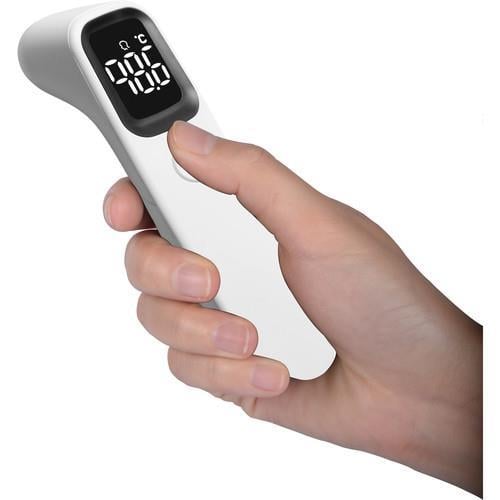 No Touch Forehead Infrared Thermometer White Fda Registered 1 Ea Icc Business Products 0247