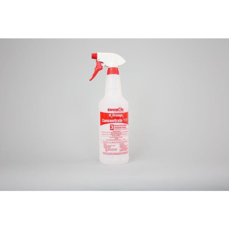 EnvirOx Trigger Spray Bottle, 117 Heavy Duty Dilution, Red – Techniclean