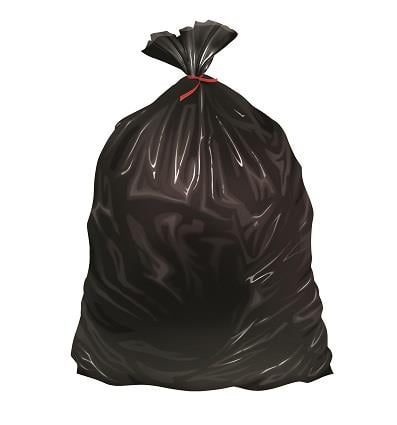 Black Hex 50 Gallon, Outdoor Garbage Can
