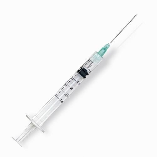 Syringe With Hypodermic Needle Precisionglide 3 Ml 23 Gauge 1 1 2 Inch Detachable Needle Without Safety 3095 100per Box Lexicon Medical Supply