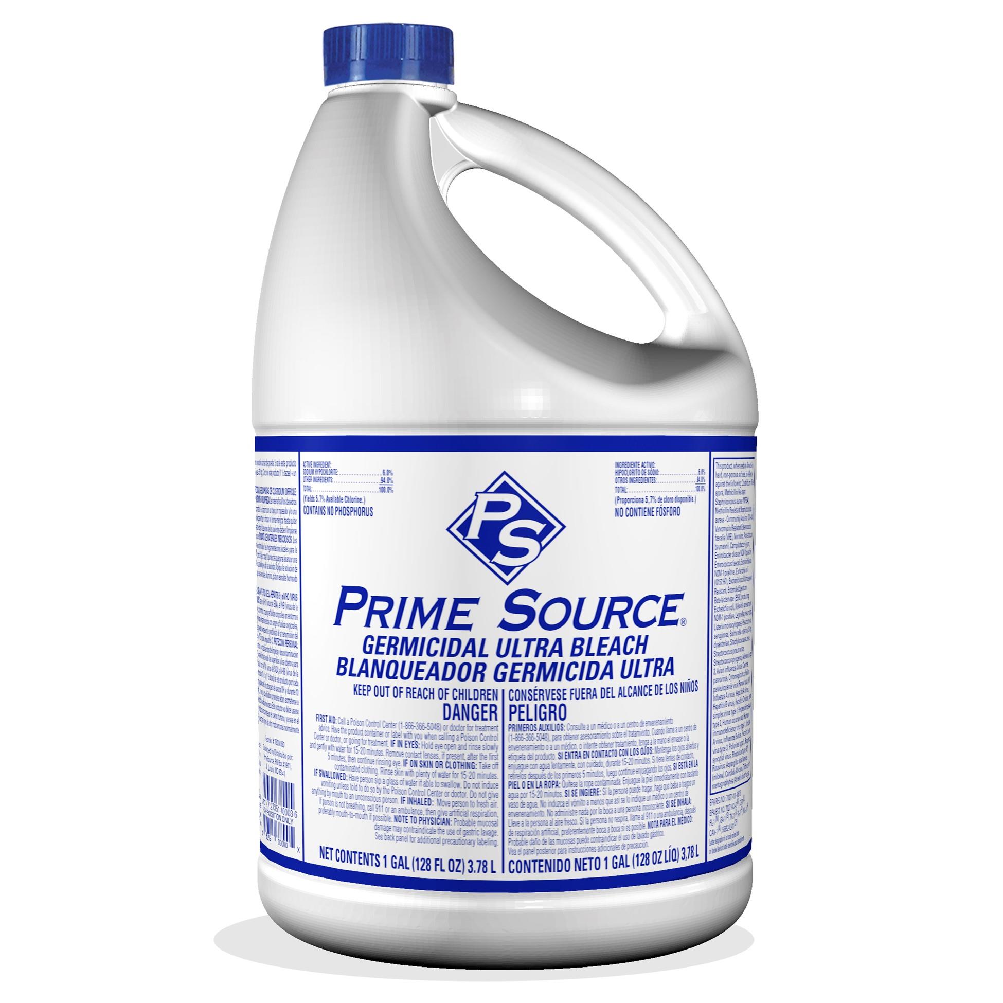 Liquid Germicidal Bleach, 1 gal Bottle, 6/Carton Liquid Germicidal Bleach, 1 gal Bottle, 6/Carton