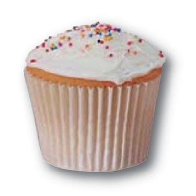 White Fluted Jumbo Baking Cup 2 1/4 x 1 7/8 - 10000/Case