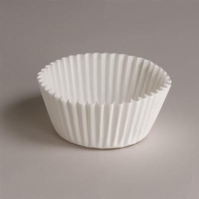 4 in White Fluted Baking Cups 10000 ct.