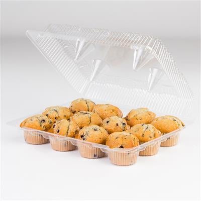 6 Compartment Cupcake/Muffin Container, 350/Case - mastersupplyonline
