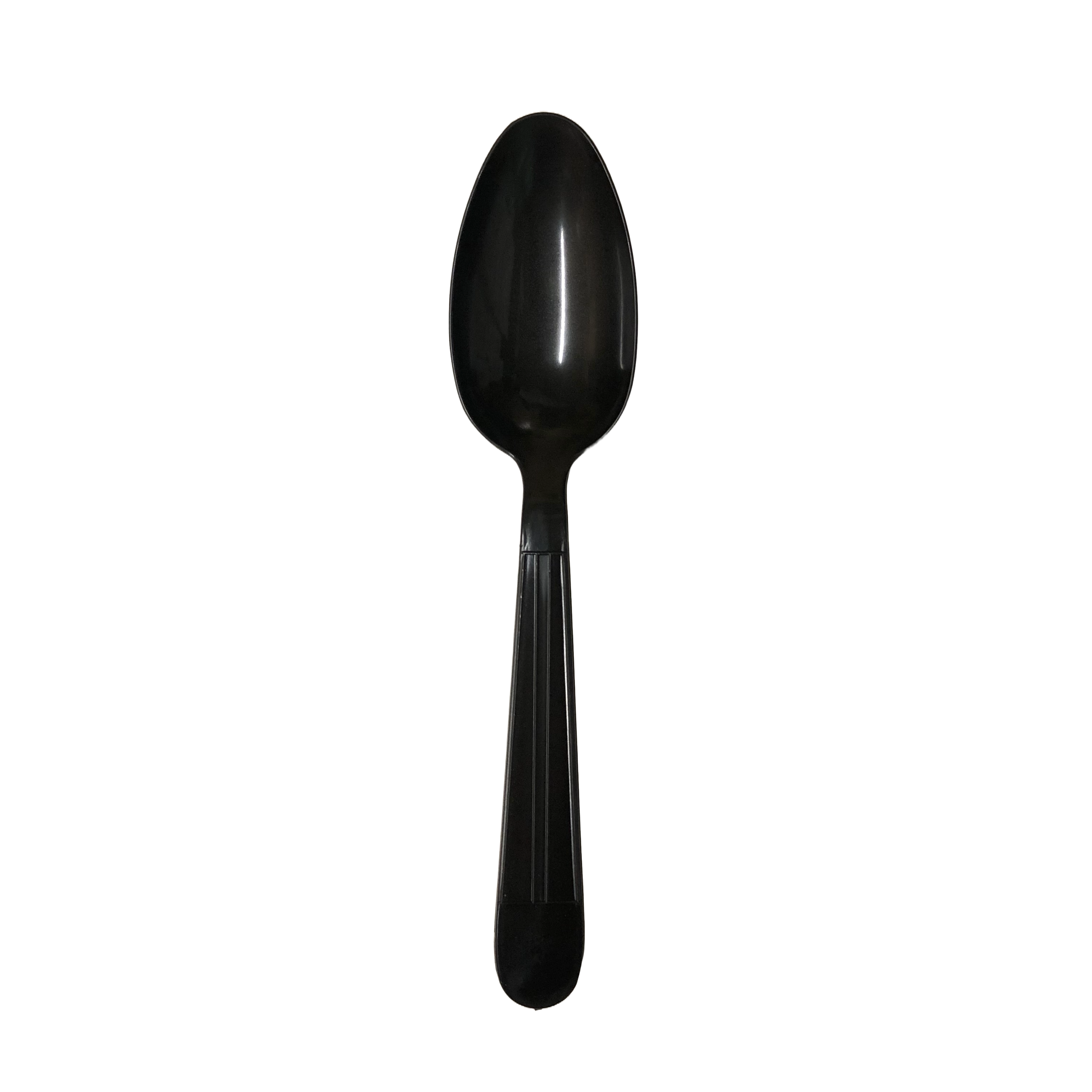 Heavyweight Polypropylene Cutlery, Teaspoon, Black, 1000/Carton Heavyweight Polypropylene Cutlery, Teaspoon, Black, 1000/Carton
