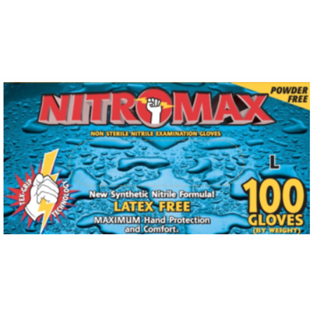 nitromax blue gloves