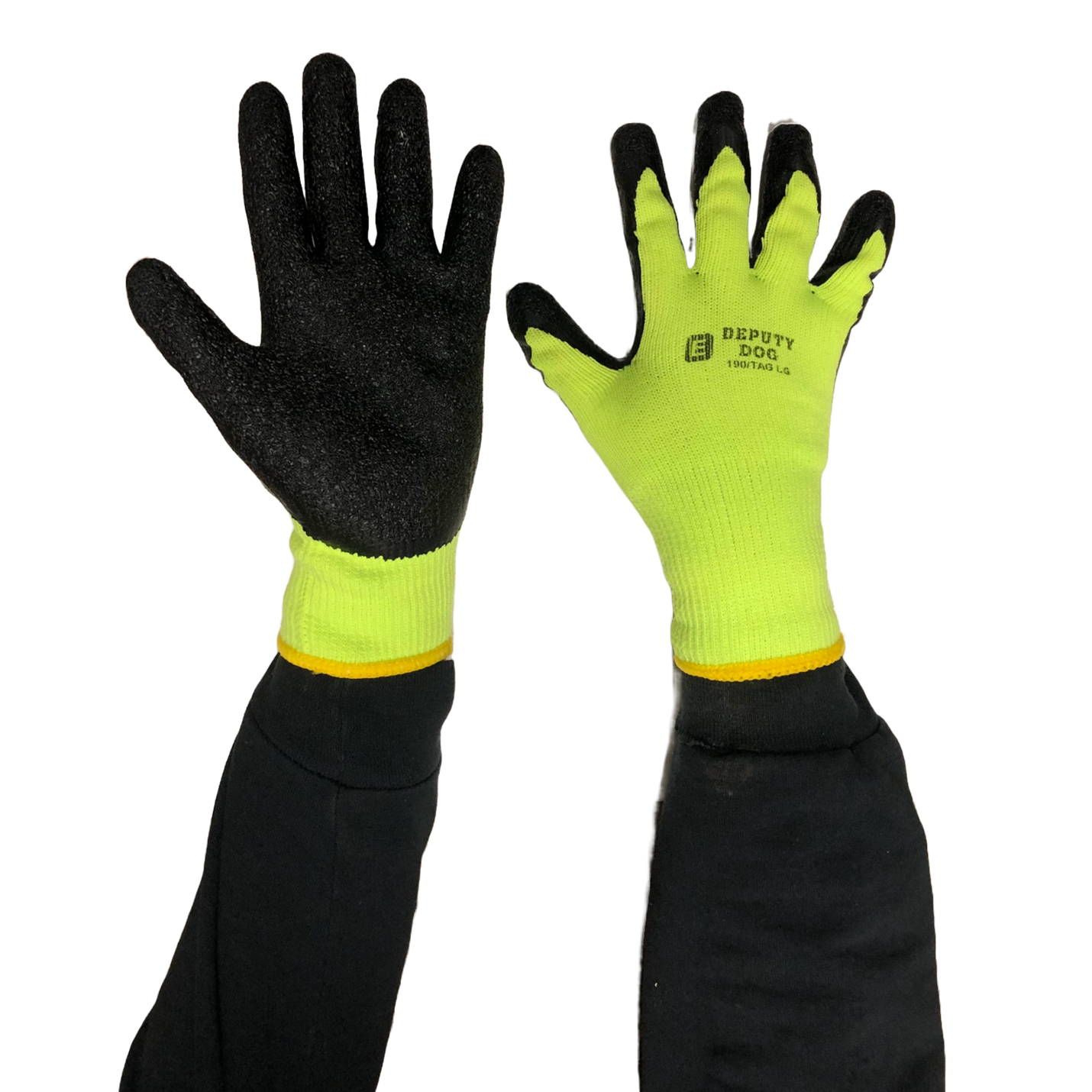 Deputy Dog Hi-Visibility Thermal Lined Gloves, Large, 4 Pairs/Pack
