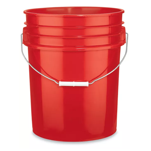 Heavy Duty Plastic Utility Bucket, 5 Gallon, Black, Each -  mastersupplyonline