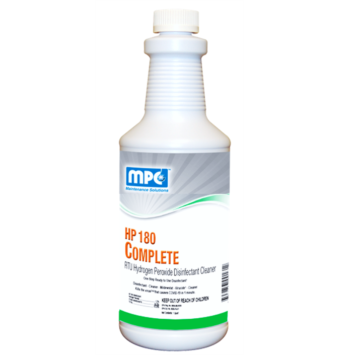 Hp 180 Complete Rtu Hydrogen Peroxide Disinfectant Cleaner 32 Oz Each Mastersupplyonline