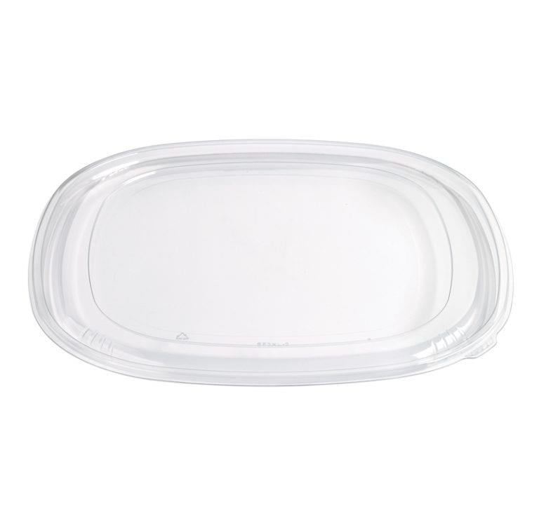 Lid for Black Thermoform Square Serving Bowl, 320 oz, 16