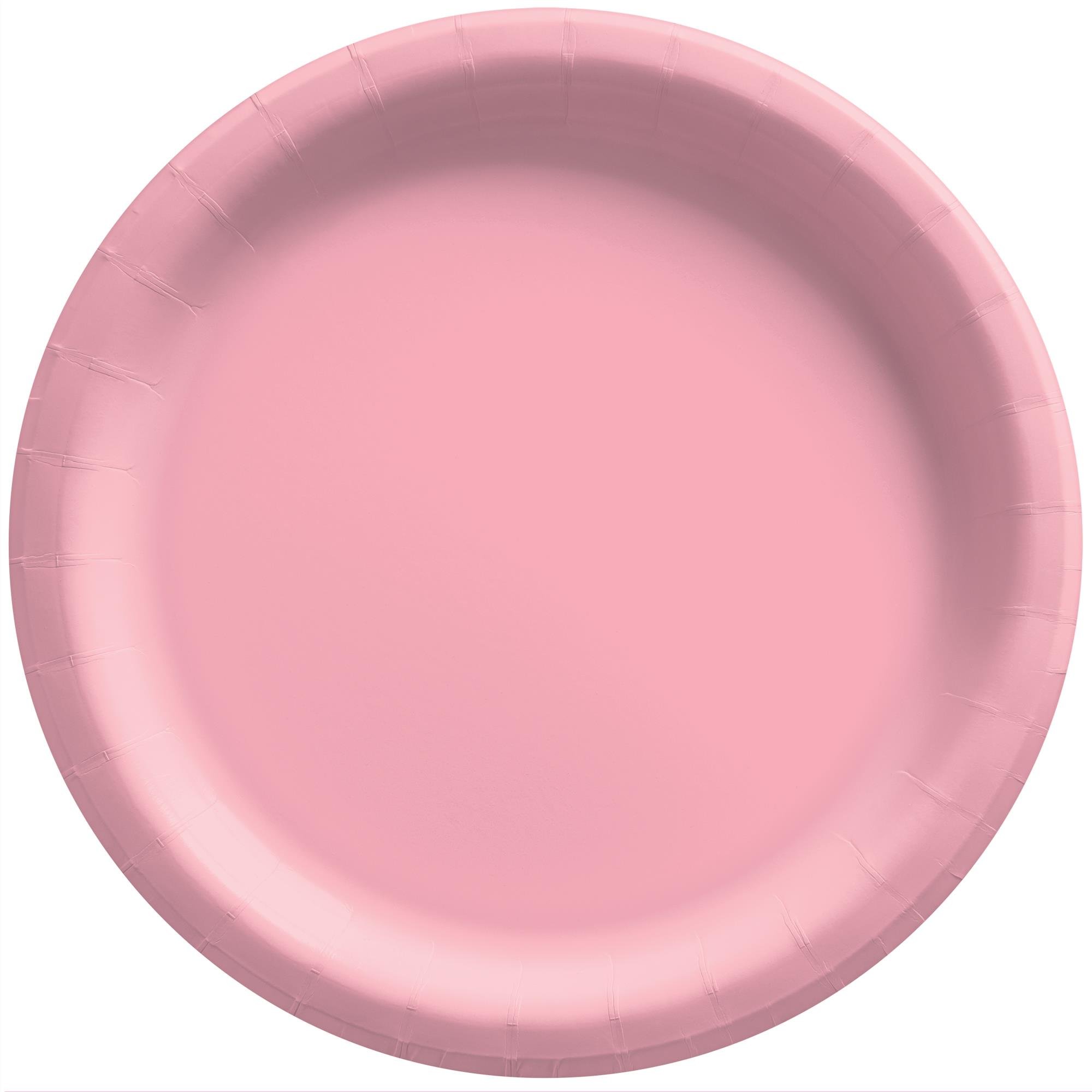 Brava 6 3 4 Coated Paper Plates New Pink 50 Pack