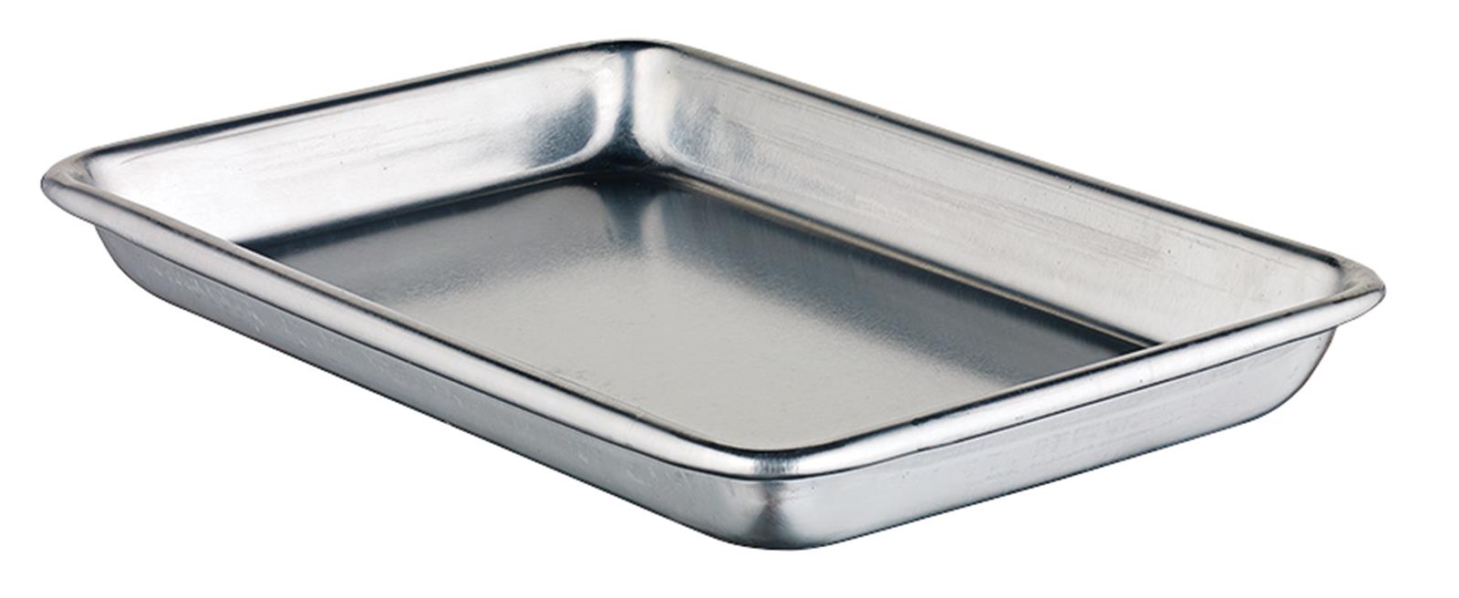 Chef Approved 19GEGHTBUN 6-1/2 x 9-1/2 1/8-Size Open Bead 16-Gauge Heavy  Duty Aluminum Sheet Pan