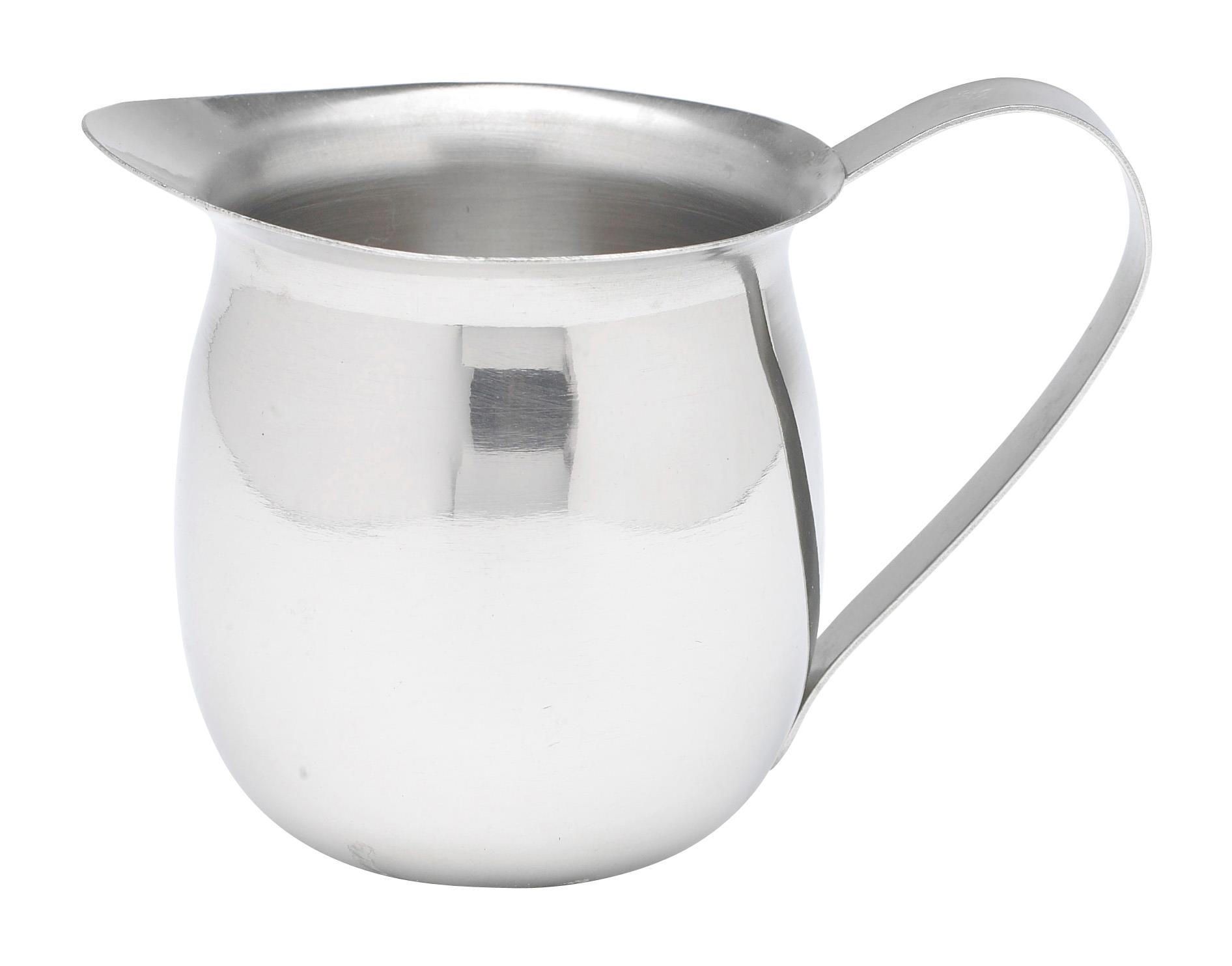 12 Pack] 3 oz Creamer Pitcher - Stainless Steel Bell Creamers