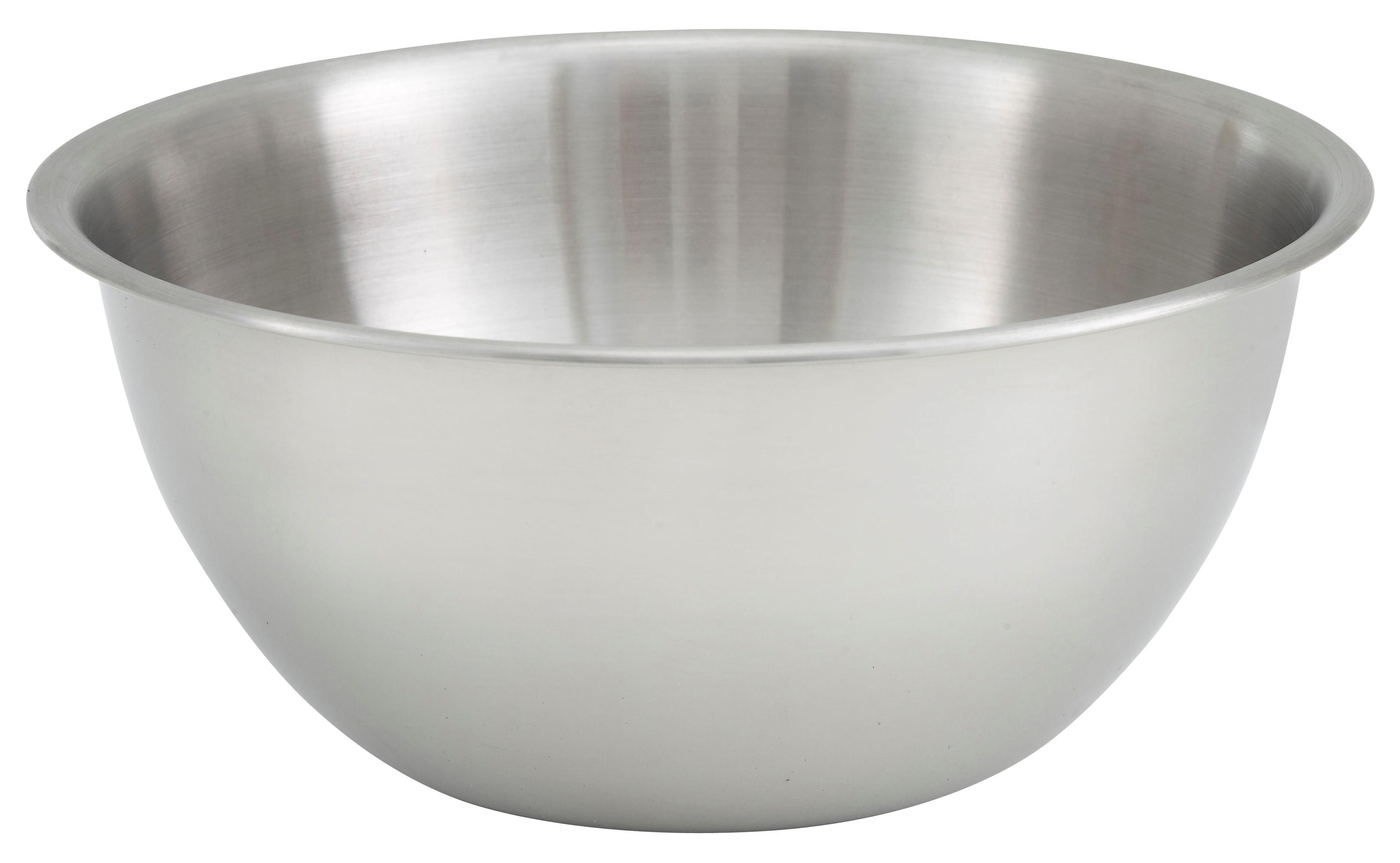 20 Quart Large Stainless Steel Mixing Bowl Baking Bowl, Flat Base Bowl 