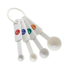 Measuring Cup Set, 4pcs, White Plastic