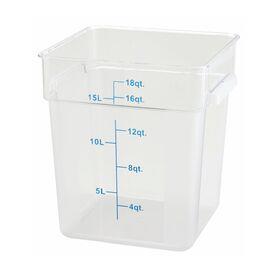 1195307 - Squares Polycarbonate Food Storage Container 8 qt