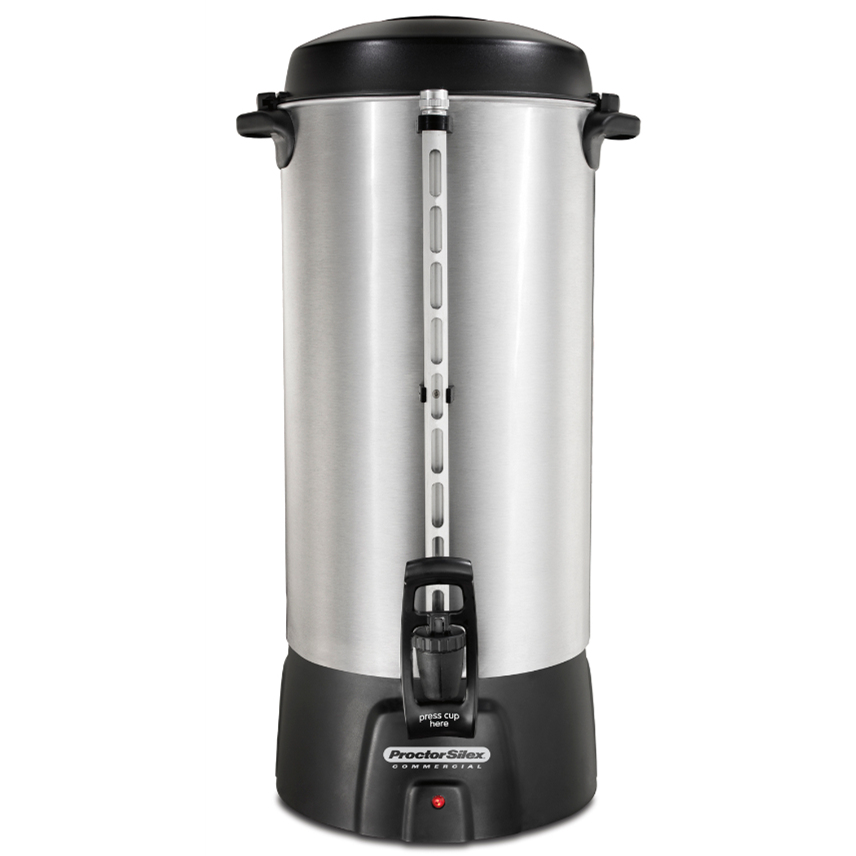 Proctor Silex Commercial Aluminum Coffee Urn, 100-Cup, Each -  mastersupplyonline