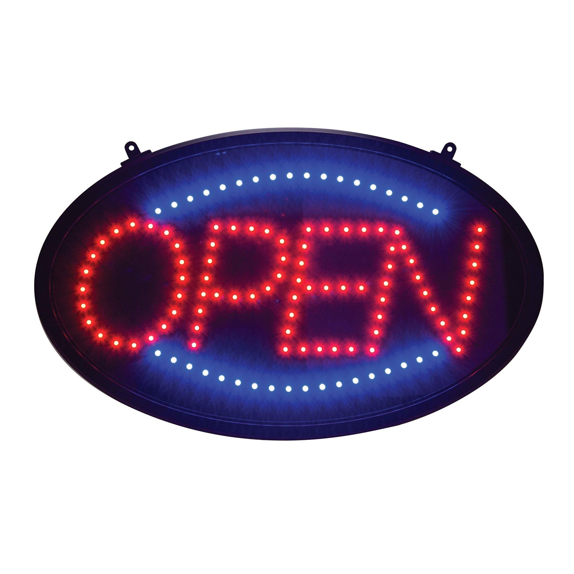 Oval LED Open Sign - mastersupplyonline