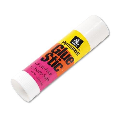 Bulk Permanent Glue Stick, 1.27Oz, White: Avery 00196 (48 Glue