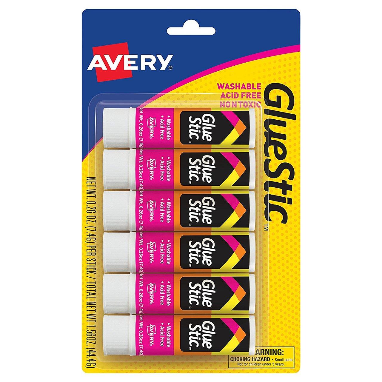 Bulk Permanent Glue Stick, 0.26Oz, White, 6/Pk: Avery 98095 (30 Packs of 6 Glue  Sticks) - Myriad Greeyn Office Supplies - Disabled Veteran Owned SDVOSB,  AbilityOne Distributor