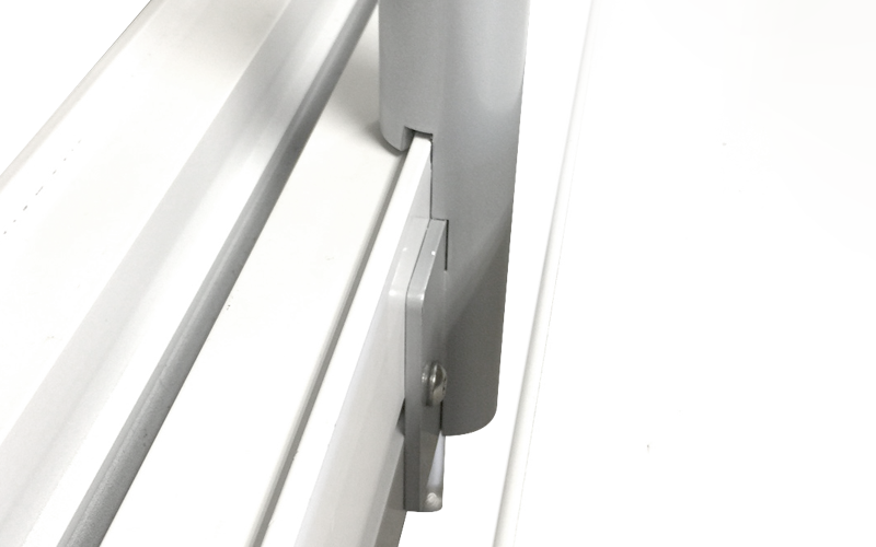 Edge Series Monitor Mount fits Knoll Benching System, Silver ESI Ergo