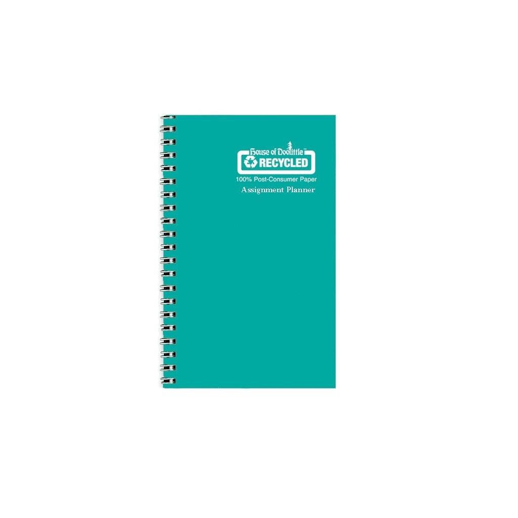 Bulk 2021 2022 Teal Vinyl Recycled Student Assignment Planners