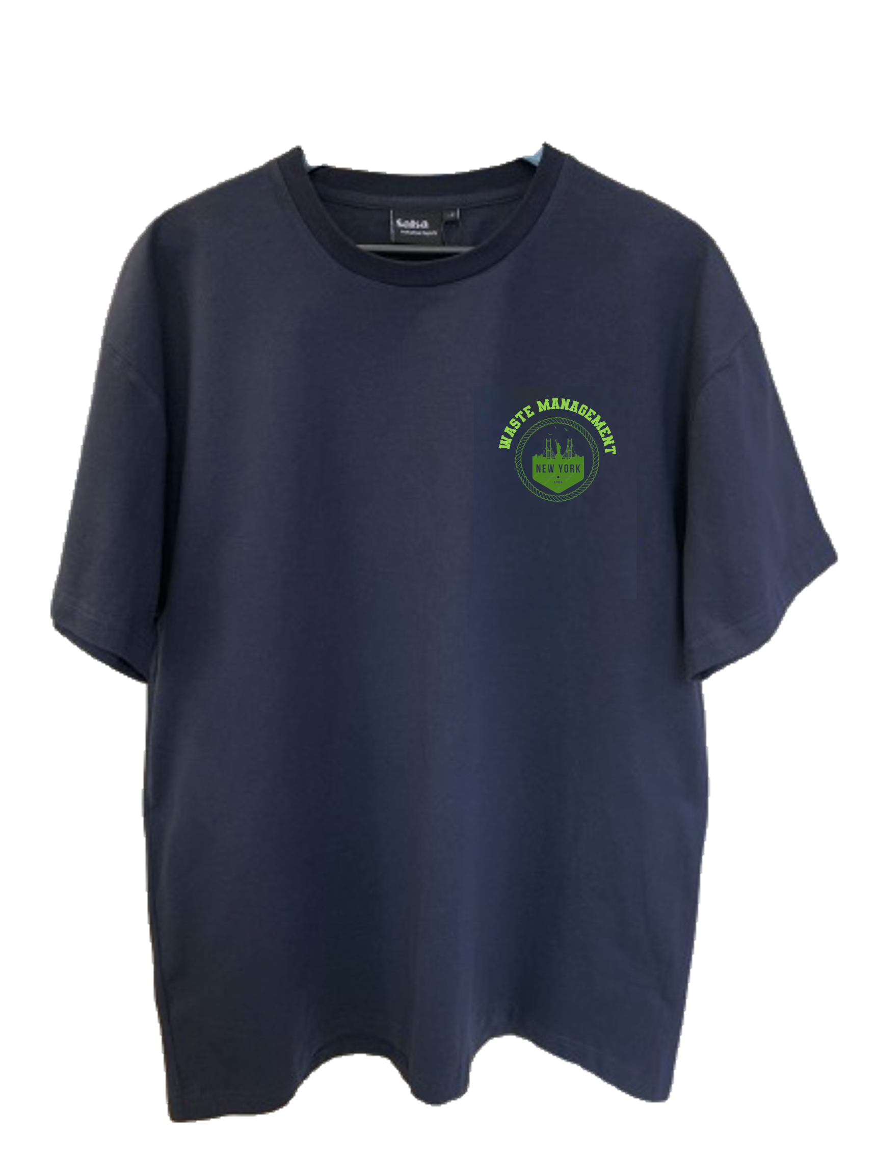Waste Management Navy Soft Hand Feel PreShrunk Short Sleeve 100