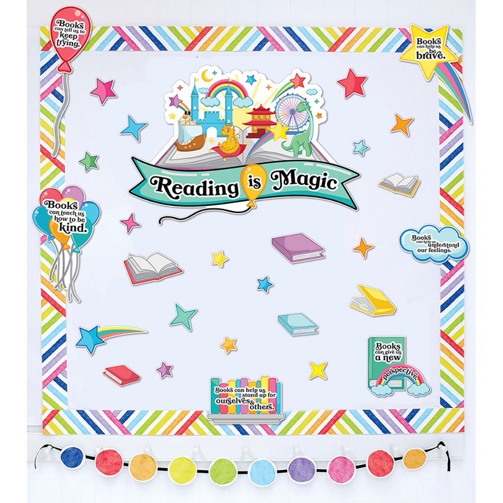 Reading Is Magic Bulletin Board Set - The School Box Inc