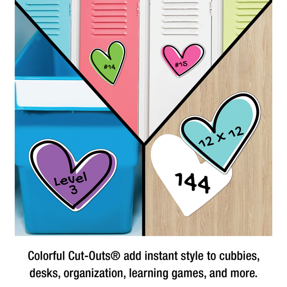 Jumbo Heart Cutouts 2ct – Cool Kat Party!