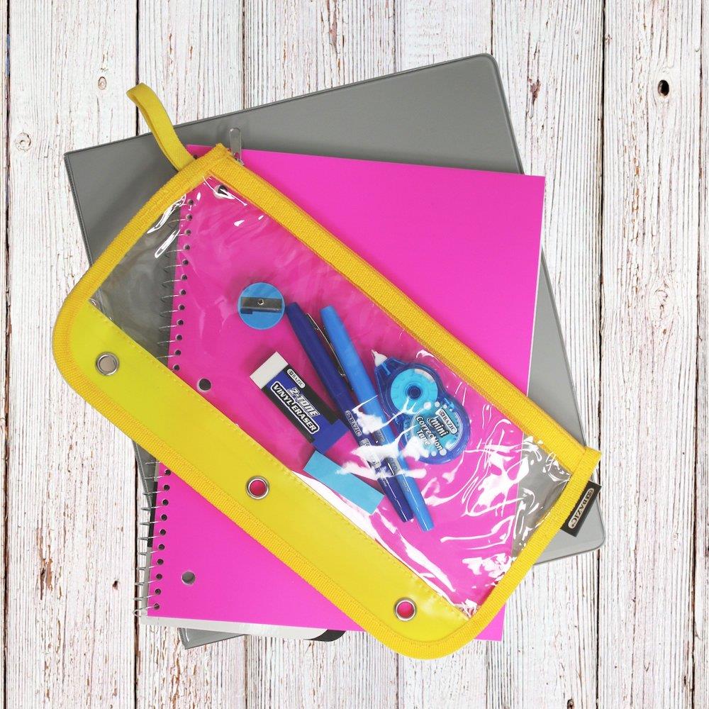Multipurpose 3Ring Zipper Pouch The School Box Inc