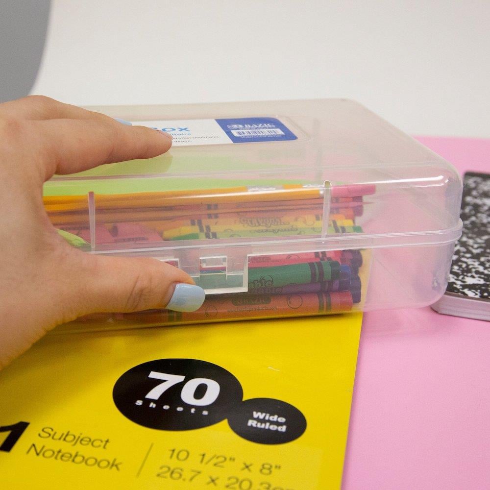Pencil Box Clear - The School Box Inc