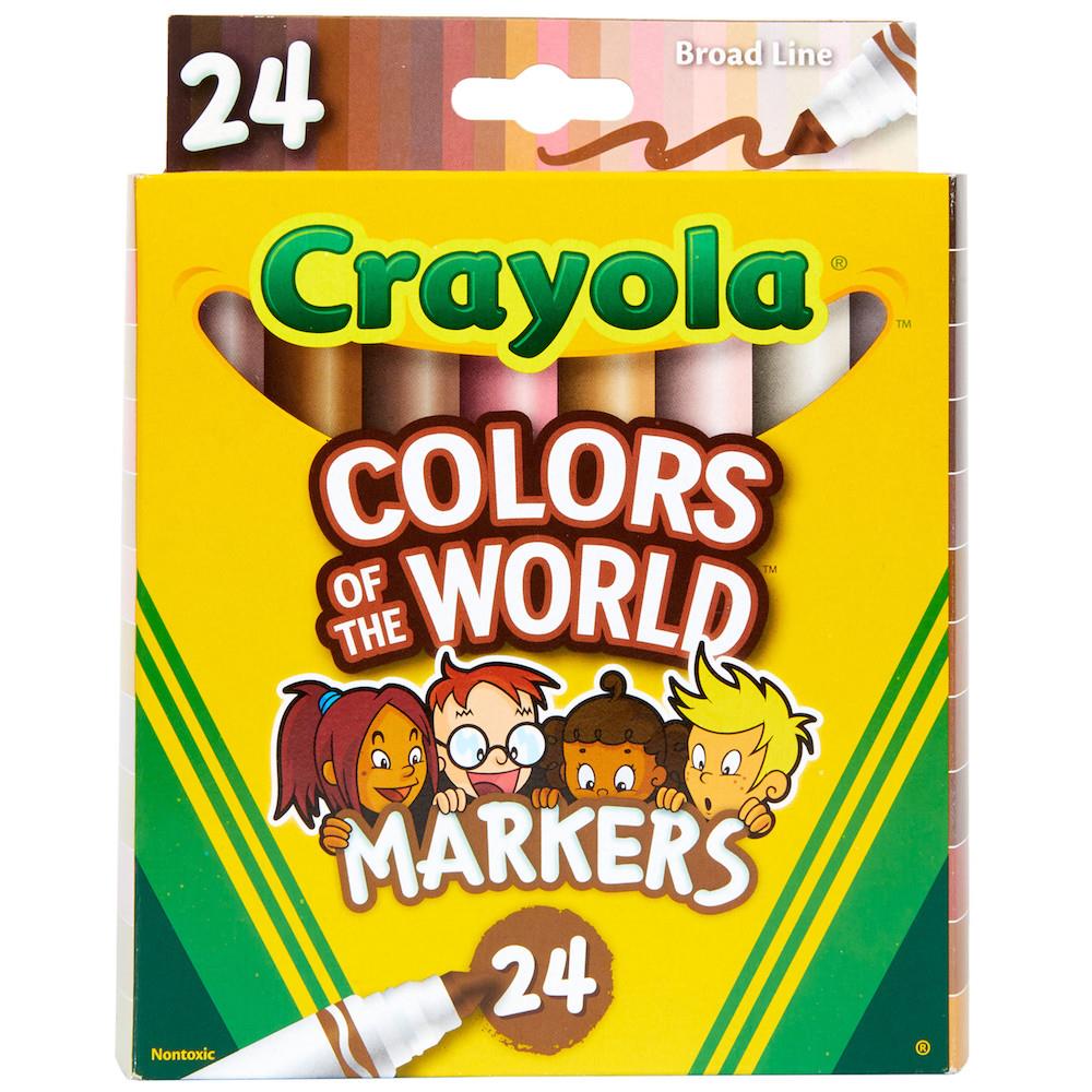 Crayola 24ct Crayons - Colors of the World