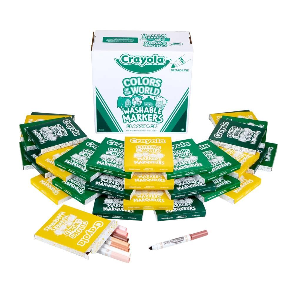 Crayola Washable Broadline Marker Set
