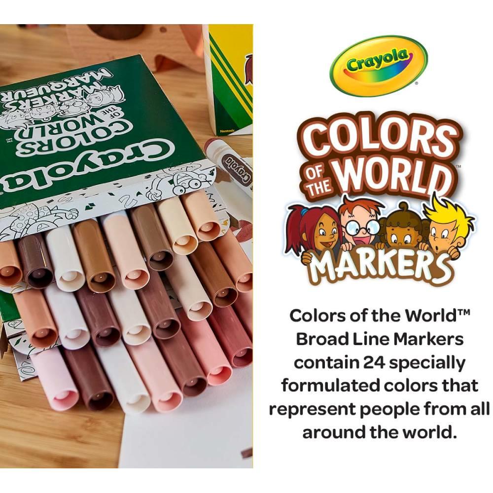 Classpack de rotuladores lavables Colors of the World, 240 rotuladores