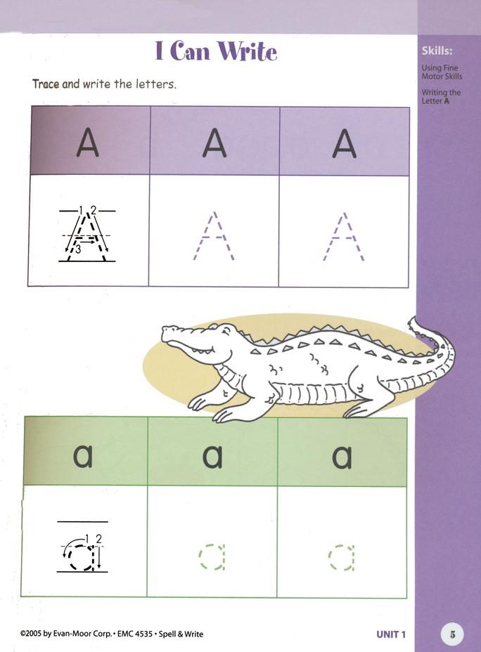 Skill Sharpeners Spell & Write Prek The School Box Inc