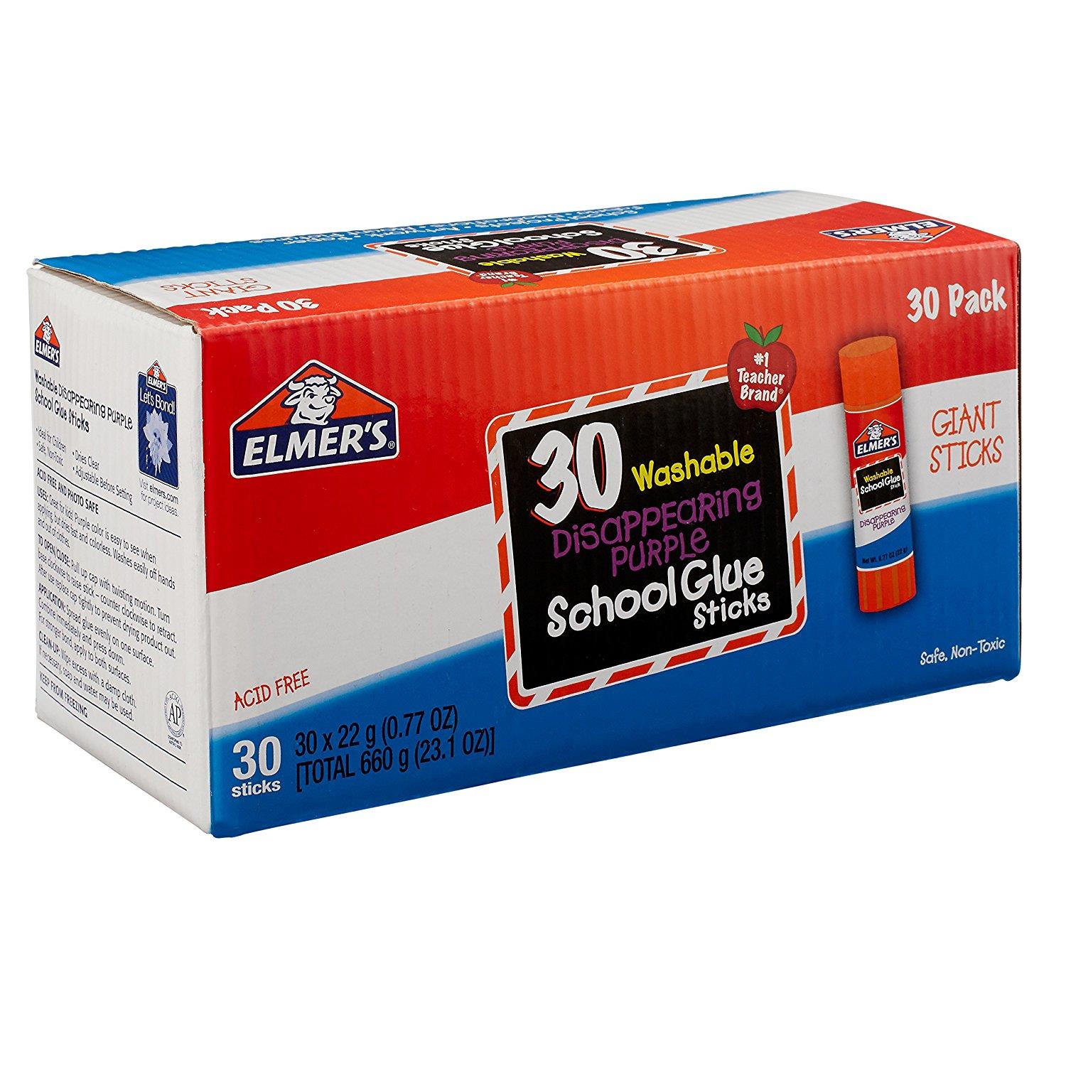 6 Packs: 12 ct. (72 total) Prang® Clear Washable Glue Sticks, 1.27oz.