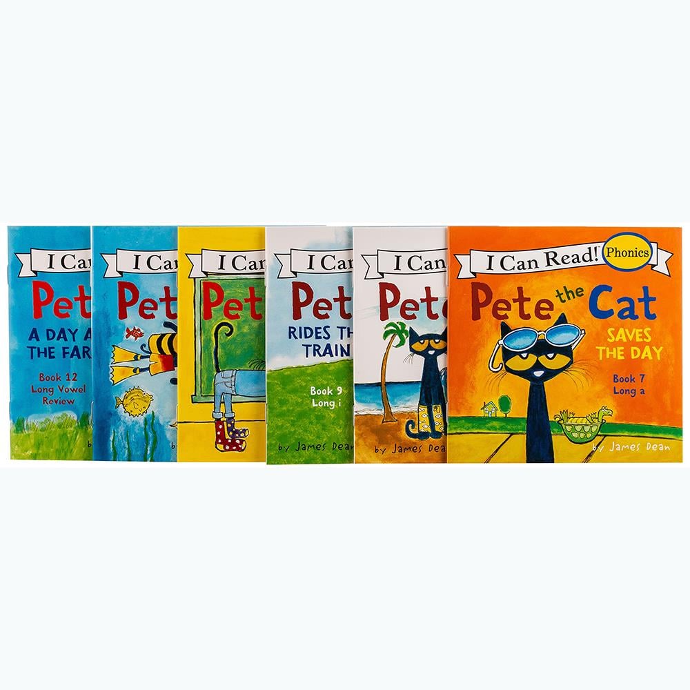 Pete The Cat 12 Book Phonics Set