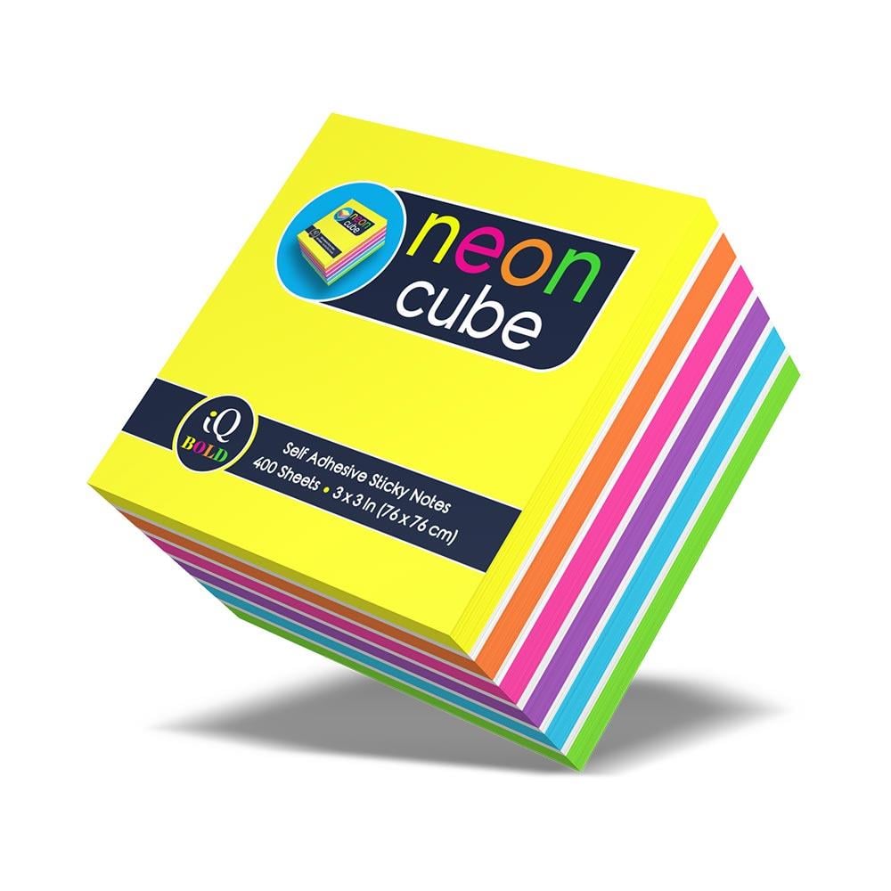3x3 Sticky Notes Cube 400 ct - The School Box Inc