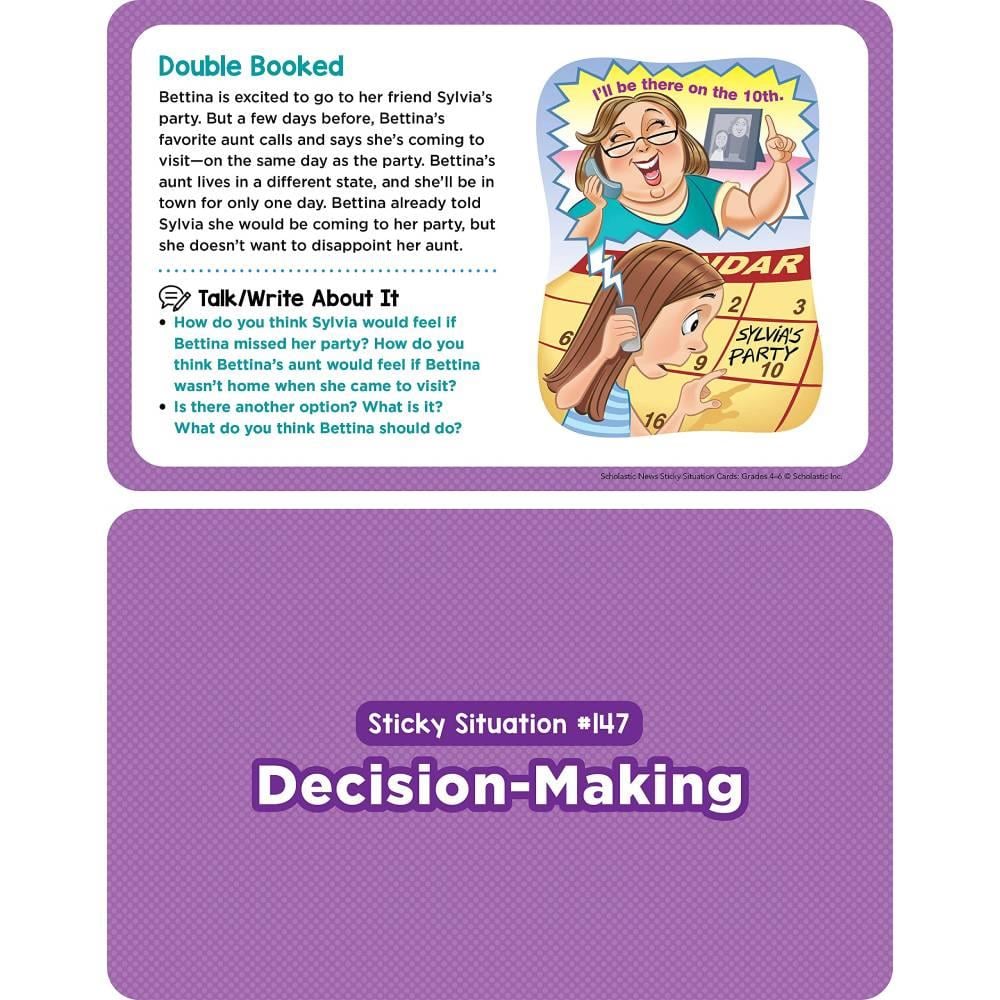 Scholastic Teacher Resources Scholastic News Sticky Situation Cards: Grades  1-3 : Target