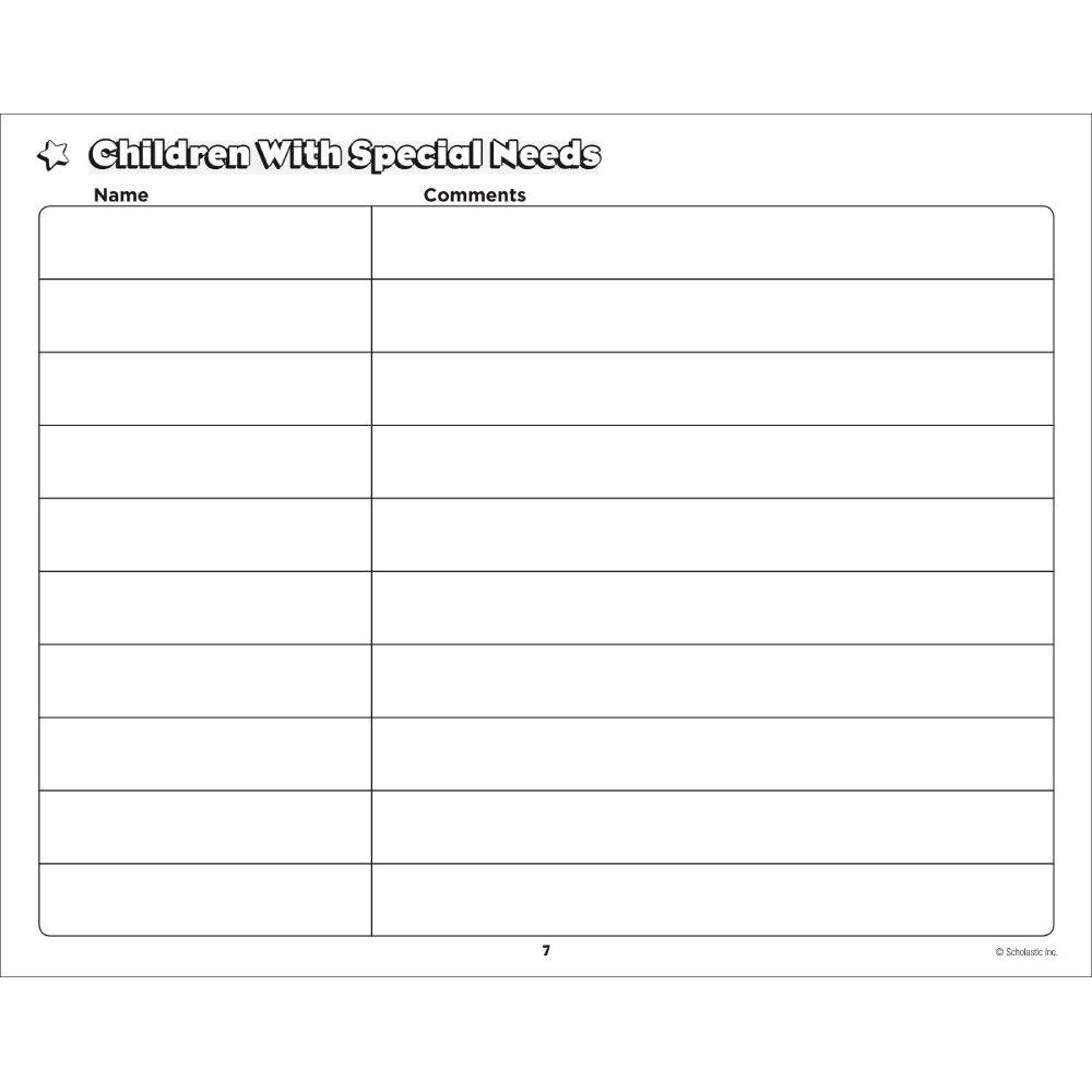 Daily Plan Book For Preschool The School Box Inc