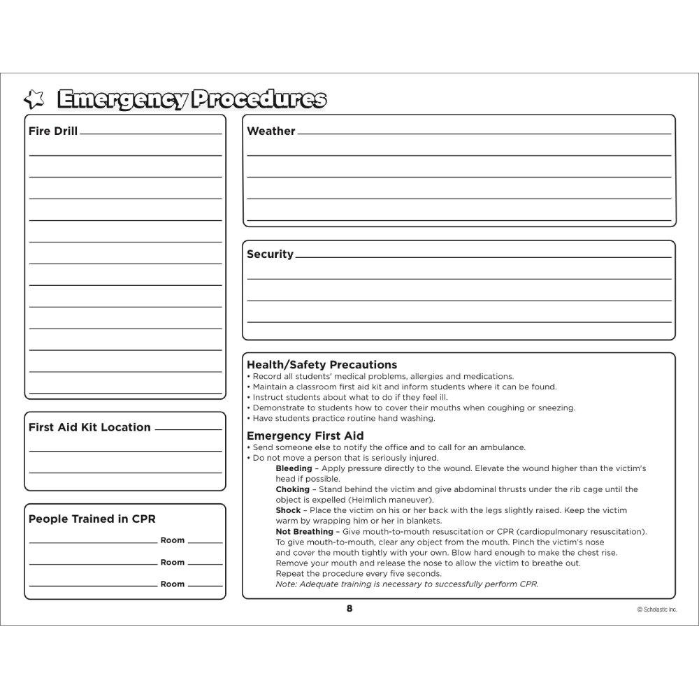 Daily Plan Book For Preschool The School Box Inc